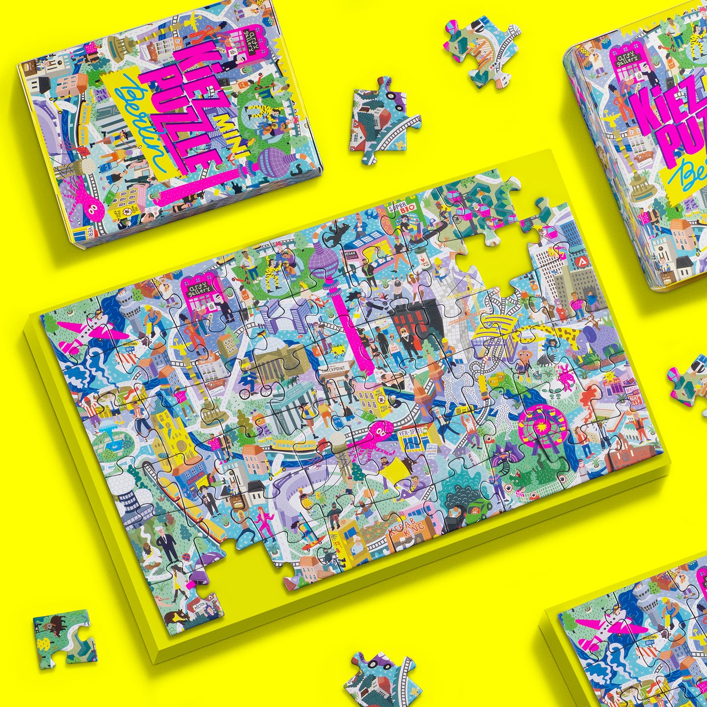 MINI KIEZPUZZLE BERLIN - 54 TEILE