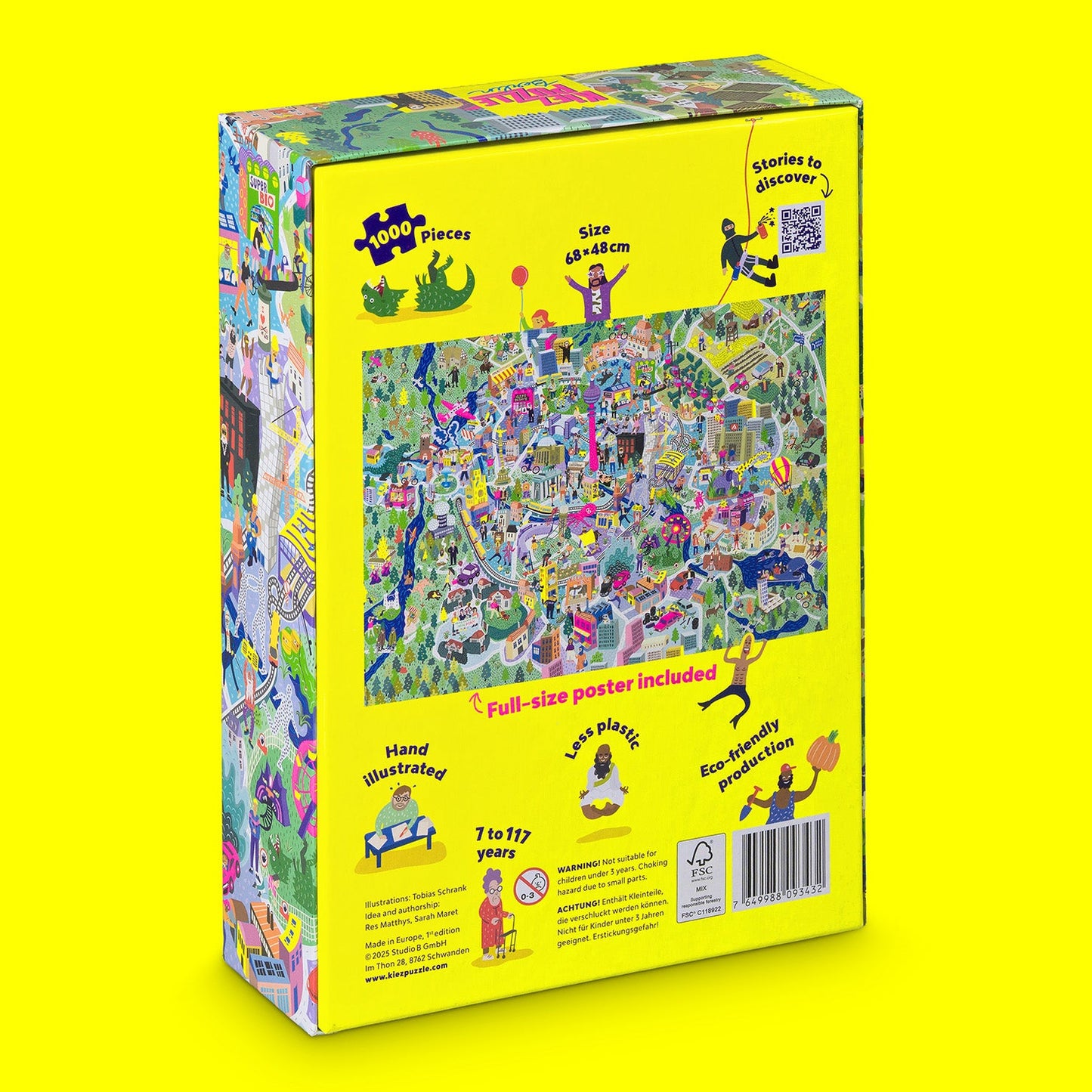 KIEZPUZZLE BERLIN - 1000 TEILE
