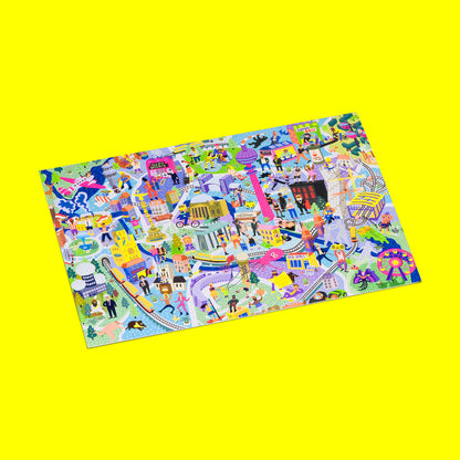 WIMMELPOSTKARTE BERLIN